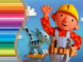                                                                     Coloring Book for Bob The Builder קחשמ