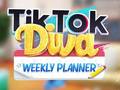                                                                     TikTok Diva Weekly Planner קחשמ
