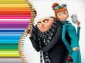                                                                     Coloring Book for Despicable Me Printable קחשמ