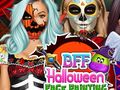                                                                     BFF Halloween Face Painting קחשמ