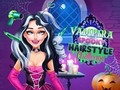                                                                     Vampira Spooky Hairstyle Challenge קחשמ