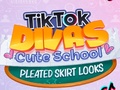                                                                     TikTok Divas Cute School Pleated Skirt Looks קחשמ