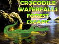                                                                     Crocodile Waterfalls Forest Escape קחשמ