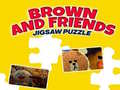                                                                     Brown And Friends Jigsaw Puzzle קחשמ