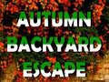                                                                     Autumn Backyard Escape  קחשמ