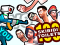                                                                    You vs 100 Skibidi Toilets קחשמ