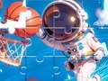                                                                     Jigsaw Puzzle: Space Basketball קחשמ