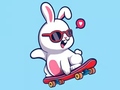                                                                       Coloring Book: Rabbit Skateboard ליּפש