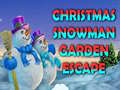                                                                     Christmas Snowman Garden Escape קחשמ