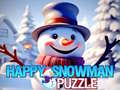                                                                     Happy Snowman Puzzle קחשמ