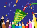                                                                       Coloring Book: Happy New Year ליּפש