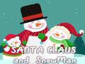                                                                       Santa Claus and Snowman Jigsaw ליּפש