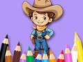                                                                     Coloring Book: Cowboy קחשמ
