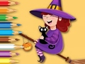                                                                     Coloring Book: Trainee Witch קחשמ