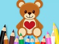                                                                     Coloring Book: Toy Bear קחשמ