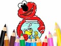                                                                       Coloring Book: Elmo New Friend ליּפש
