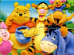                                                                     Jigsaw Puzzle: Winnie With Friends קחשמ