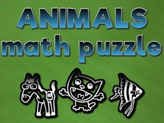                                                                     Animals Math Puzzles קחשמ