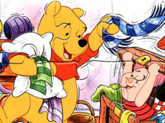                                                                     Jigsaw Puzzle: Winnie Clean Up קחשמ