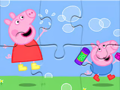                                                                       Jigsaw Puzzle: Peppa Pig Blow Bubbles ליּפש
