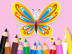                                                                     Coloring Book: Beautiful Butterfly קחשמ