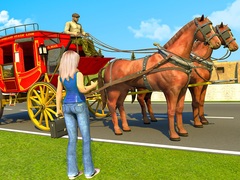                                                                     Horse Cart Transport Taxi Game קחשמ