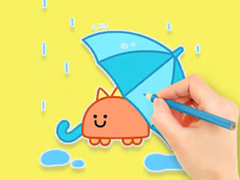                                                                     Coloring Book: Fun Rainy Day קחשמ