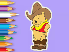                                                                       Coloring Book: Cowboy Winnie ליּפש
