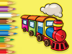                                                                       Coloring Book: Running Train ליּפש