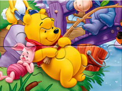                                                                     Jigsaw Puzzle: Winnie Fishing קחשמ