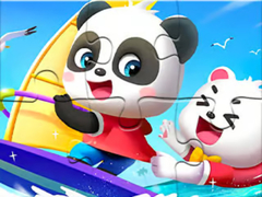                                                                     Jigsaw Puzzle: Baby Panda Sailing קחשמ