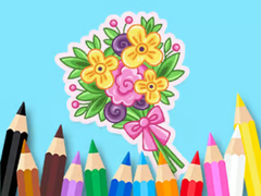                                                                     Coloring Book: Love Bouquet קחשמ