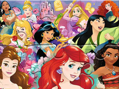                                                                     Jigsaw Puzzle: Princess Party קחשמ