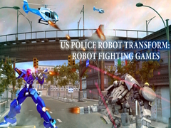                                                                     US Police Robot Transform: Robot  fighting games קחשמ