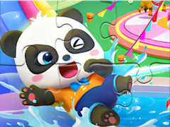                                                                     Jigsaw Puzzle: Baby Panda Water Park קחשמ