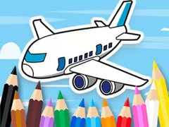                                                                     Coloring Book: Flying Airplane קחשמ