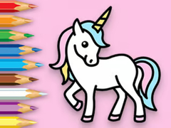                                                                     Coloring Book: Happy Unicorn קחשמ