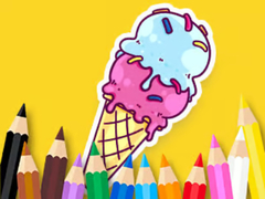                                                                     Coloring Book: Cool Ice Cream קחשמ