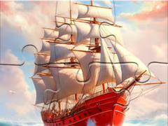                                                                     Jigsaw Puzzle: White Sailing Boat קחשמ