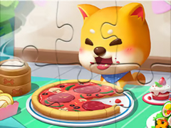                                                                     Jigsaw Puzzle: Pizza Dog קחשמ