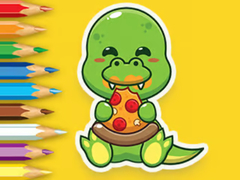                                                                     Coloring Book: Hungry Dinosaurs קחשמ