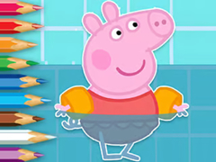                                                                     Coloring Book: Peppa Swimming קחשמ