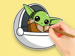                                                                     Coloring Book: Master Yoda קחשמ