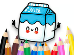                                                                     Coloring Book: Milk קחשמ