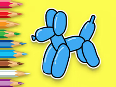                                                                     Coloring Book: Balloon Puppy קחשמ