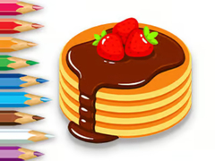                                                                     Coloring Book: Strawberry Pancake קחשמ