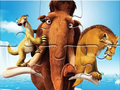                                                                     Jigsaw Puzzle: Ice Age Adventures קחשמ