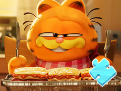                                                                     Jigsaw Puzzle: Garfield And Lasagna קחשמ