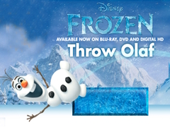                                                                     Frozen: Throw Olaf קחשמ