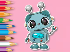                                                                     Coloring Book: Smile Robot קחשמ